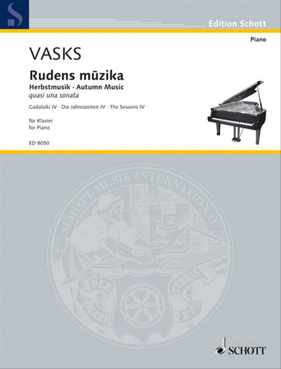 Rudens mūzika Piano Solo scores gallery preview page 1