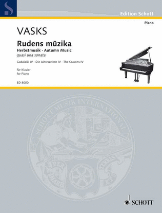 Book cover for Rudens mūzika