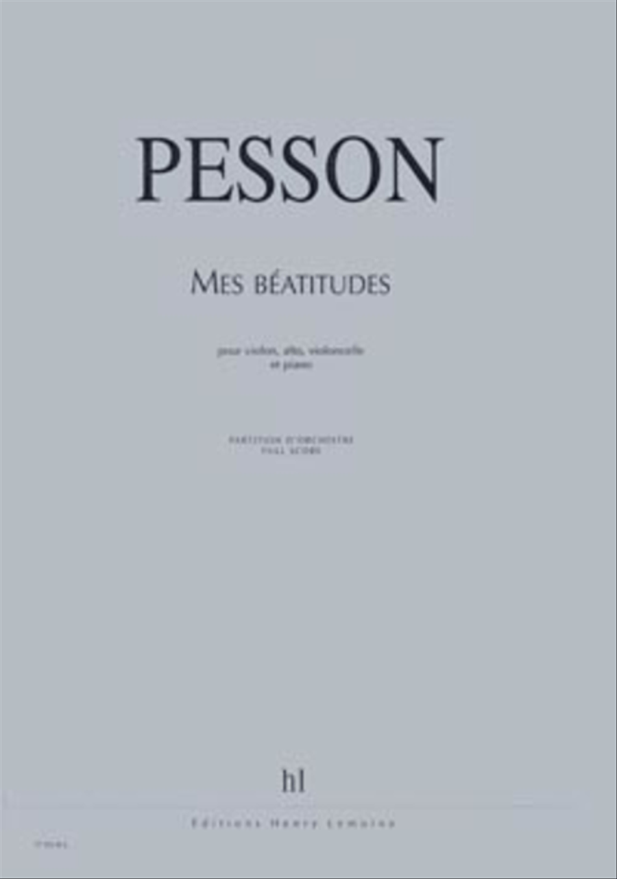 Mes Beatitudes Cello scores gallery preview page 1