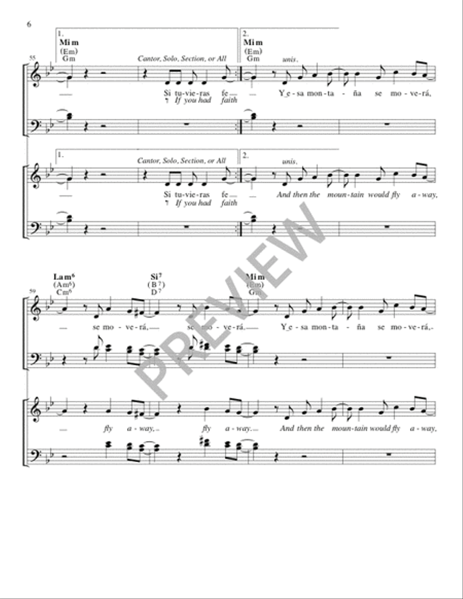 Si Tuvieras Fe / If You Had Faith - Guitar edition Guitar scores gallery preview page 7