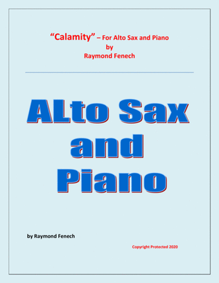 Calamity - For Alto Sax and Piano