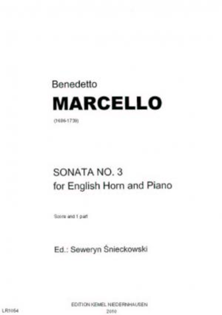 Sonata no. 3 : for English horn and piano