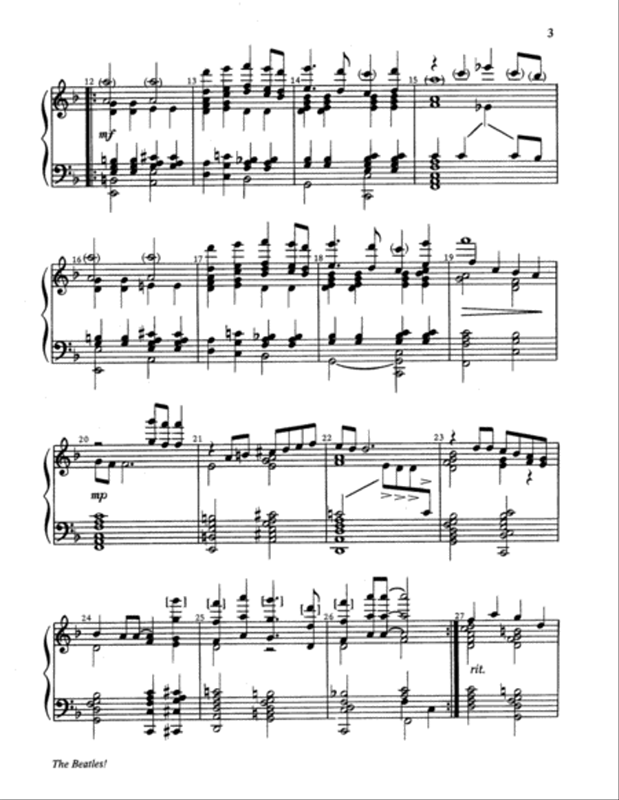 The Beatles! 5-Octaves scores gallery preview page 3