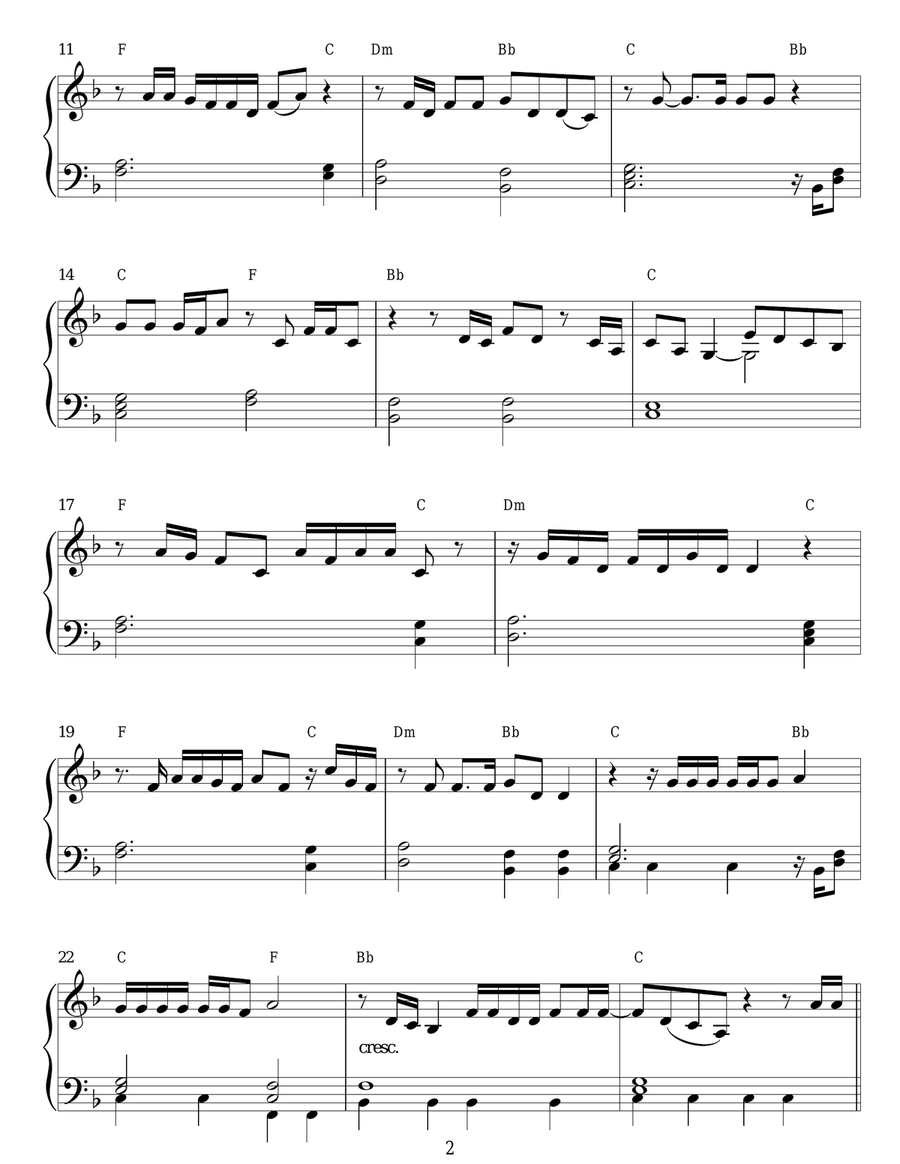 Romeo And Juliet Piano Solo scores gallery preview page 2