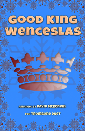 Book cover for Good King Wenceslas, Jazz Style, for Trombone Duet