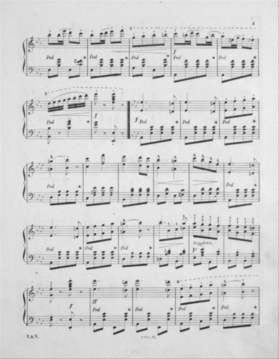 Qui Vive! Grand Galop Concert Pour Piano Piano Solo scores gallery preview page 4