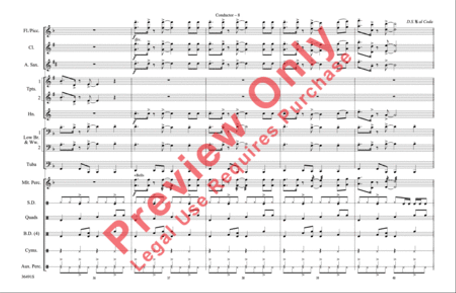 Dynamite Dynamite Marching Band scores gallery preview page 9