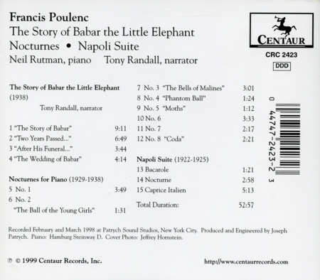 The Story of Babar the Little  Sheet Music