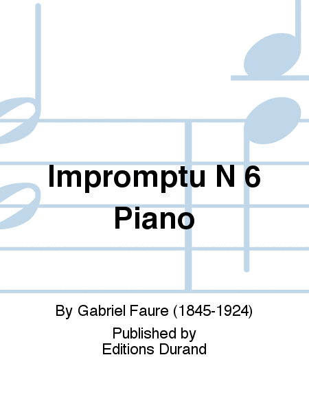 Impromptu N 6 Piano