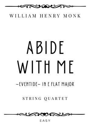 Book cover for Monk - Abide with Me (Eventide) in E flat Major - Easy