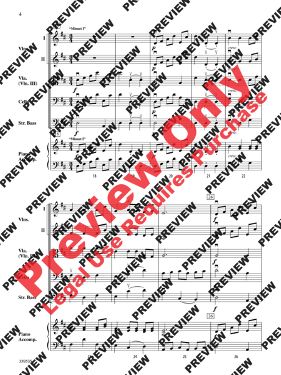 A Bach Fest String Orchestra scores gallery preview page 5
