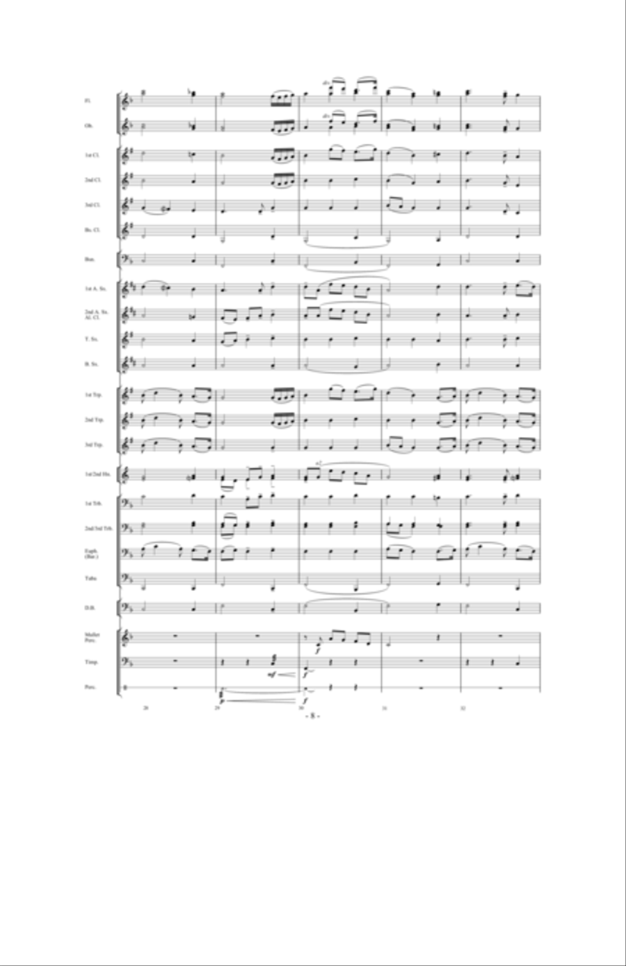 The Last Rose Of Summer The Last Rose Of Summer Concert Band scores gallery preview page 7