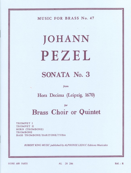 Sonata No.3 (Hora Decima) - Brass Quintet