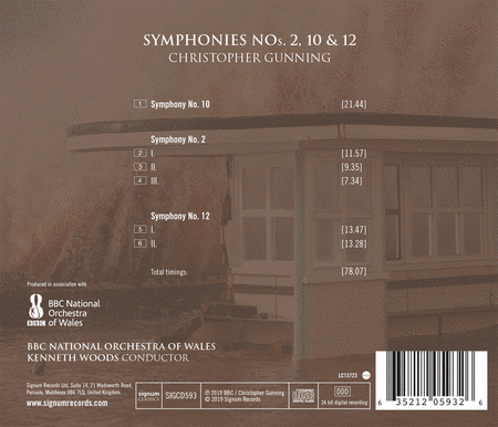 Gunning: Symphonies Nos. 2, 10 & 12