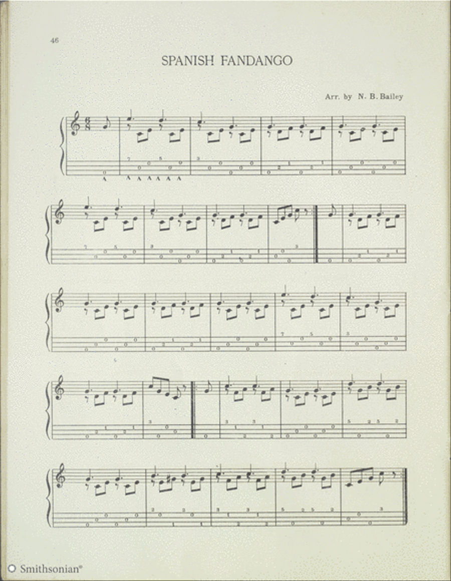 From The Ukulele as a solo Instrument: Spanish Fandango Ukulele scores gallery preview page 2