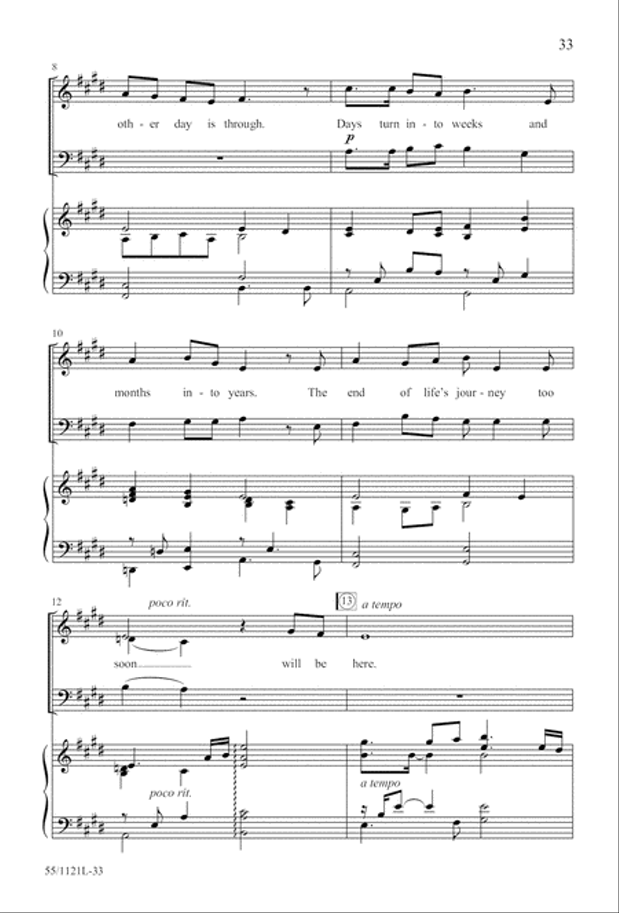 Touched by the Christ Touched by the Christ 3-Part scores gallery preview page 34