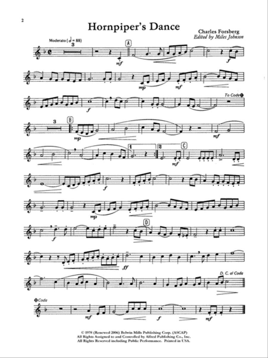 Solo Sounds for French Horn, Volume 1 Horn Solo scores gallery preview page 3