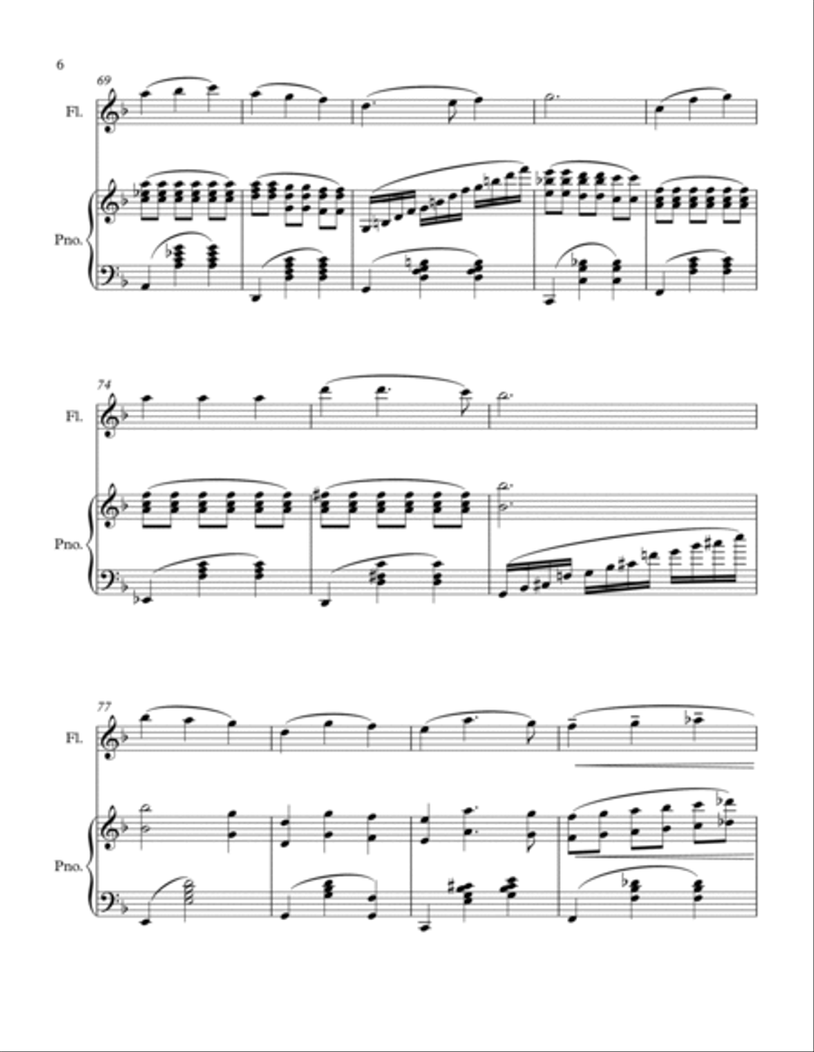 Dying with Jesus, by death reckoned mine Flute Solo scores gallery preview page 6