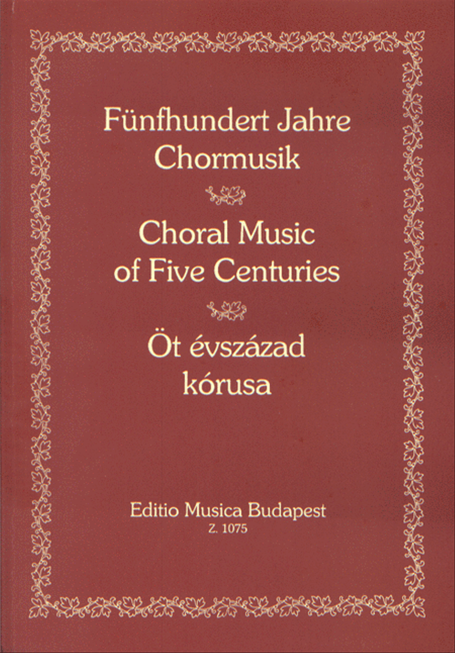 Chormusik aus fünf Jahrhunderten 4-Part scores gallery preview page 1