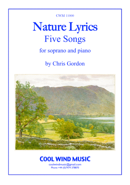 Nature Lyrics (5 songs for soprano and piano)