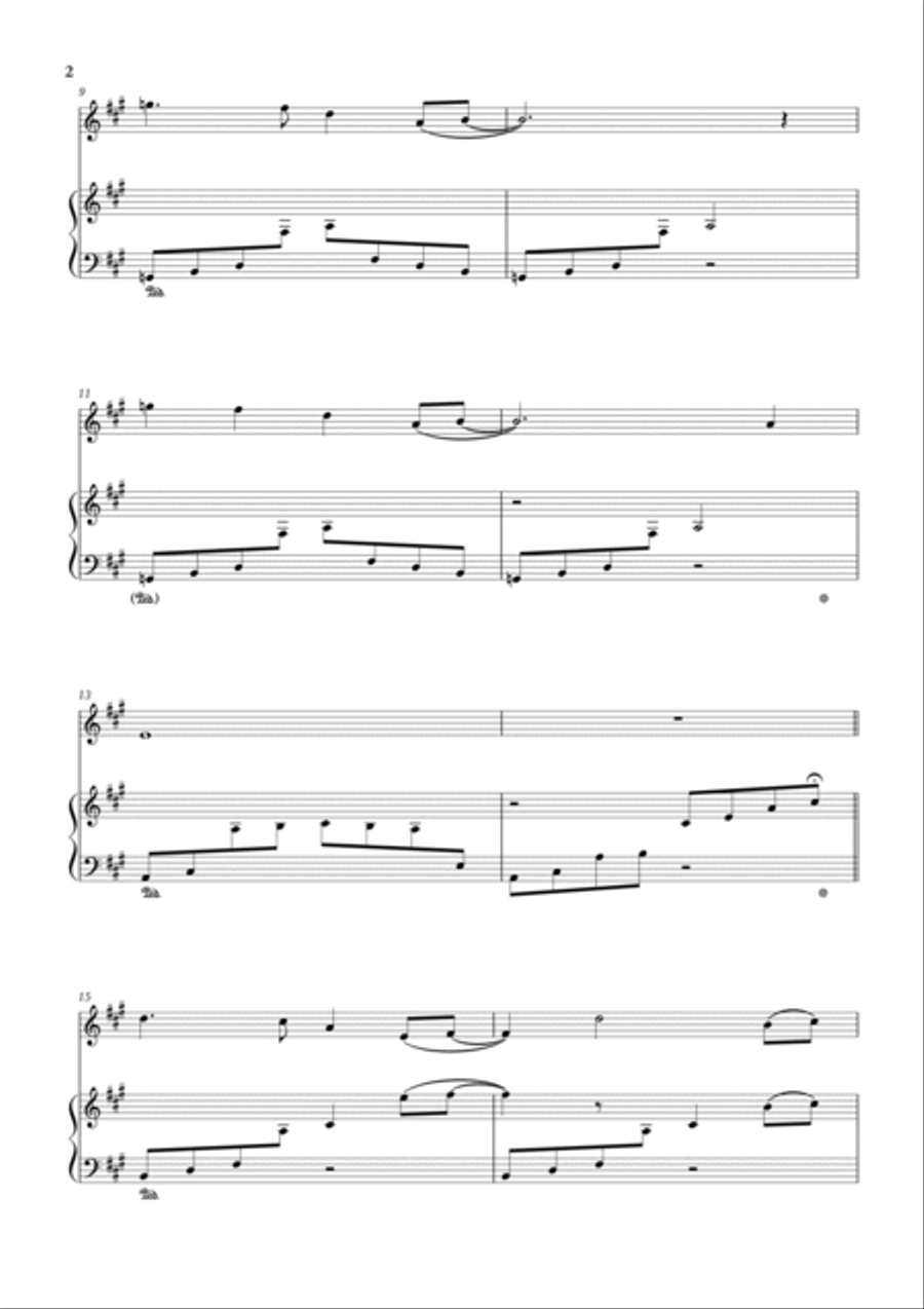 Wet Hands Violin Solo scores gallery preview page 2