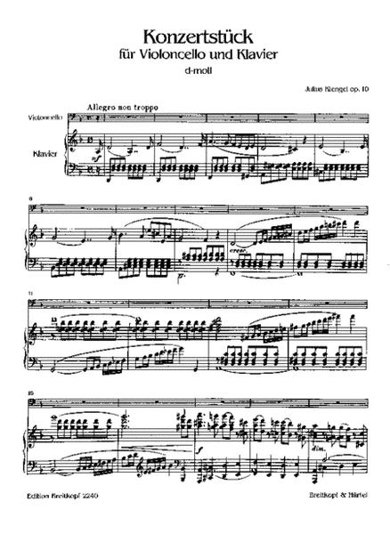 Concert Piece in D minor Op. 10