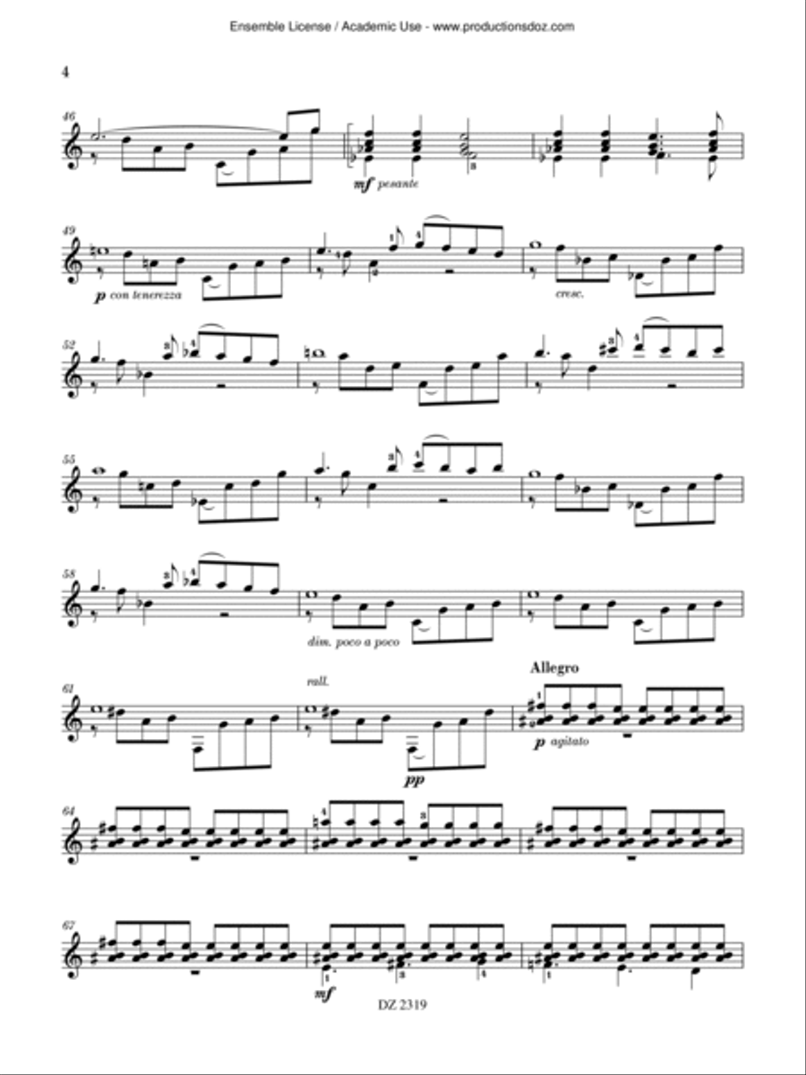 Sonate-Prélude Sonate-Prélude Classical Guitar scores gallery preview page 4