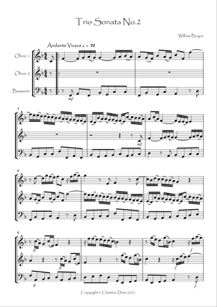 Trio Sonata No.2 image number null