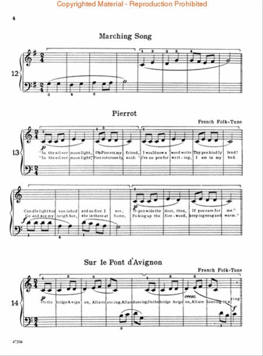 1st Solo Book for Piano 1st Solo Book for Piano Easy Piano scores gallery preview page 3