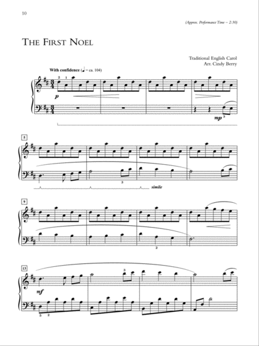 What Can I Play for Christmas?, Book 1 Piano Solo scores gallery preview page 2