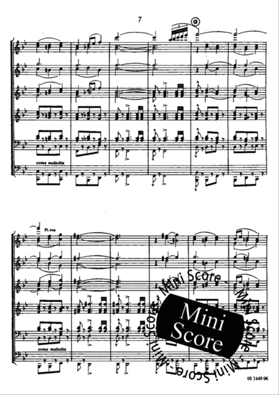 Theme D'Orgue Concert Band scores gallery preview page 13