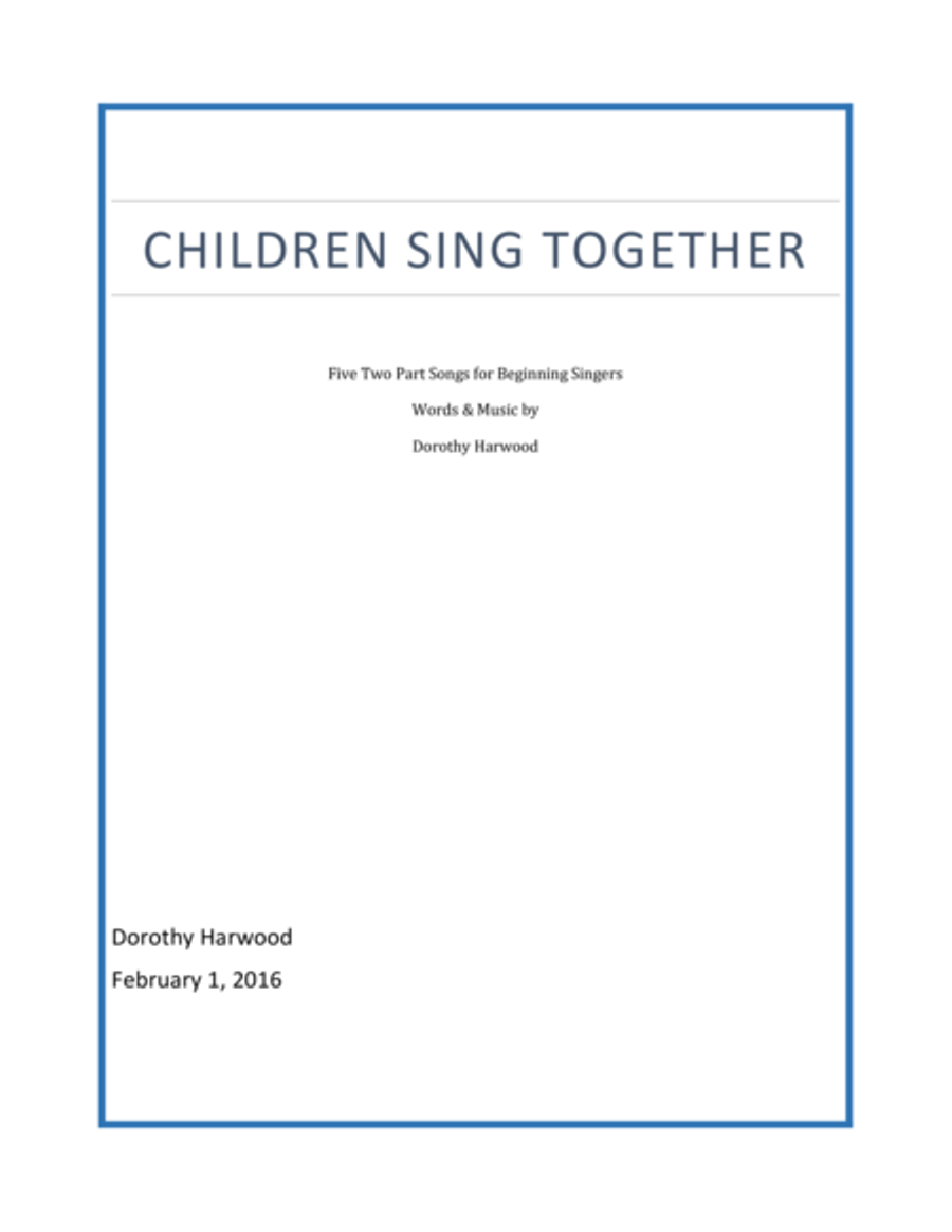 Children Sing Together SA scores gallery preview page 1