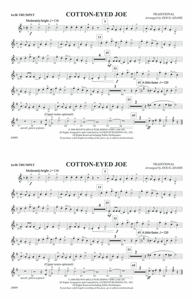 Cotton-Eyed Joe: 1st F Horn: 1st F Horn Part - Digital Sheet Music