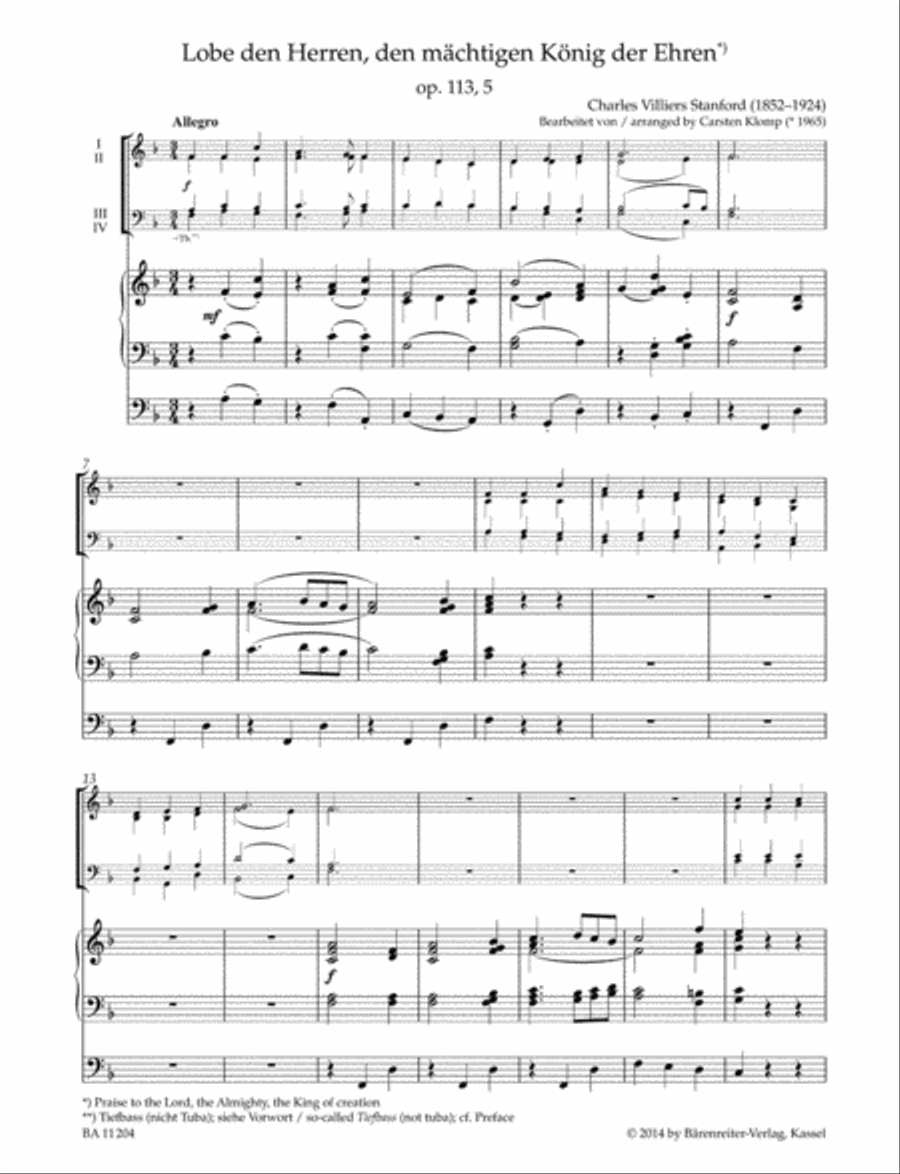 organ plus brass, Band IV: Cathedral Sounds (Bearbeitungen fur Blechblaser und Orgel) Organ scores gallery preview page 2