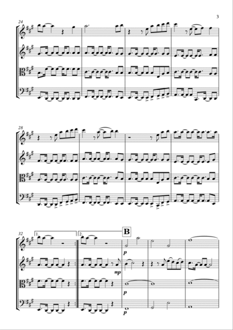 Euphoria String Quartet scores gallery preview page 4