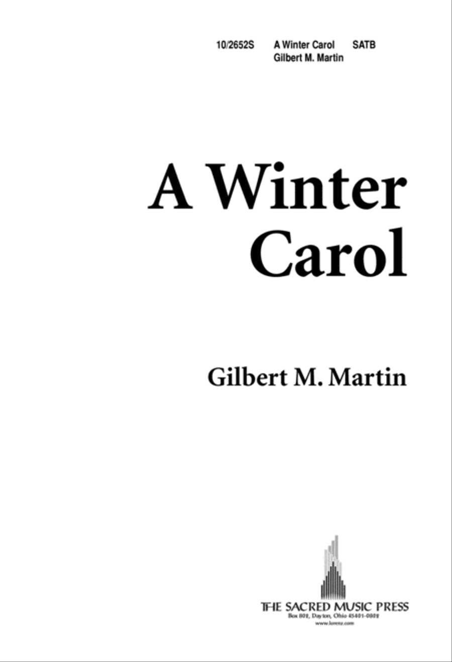 A Winter Carol 4-Part scores gallery preview page 1