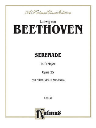 Book cover for Serenade, Op. 25