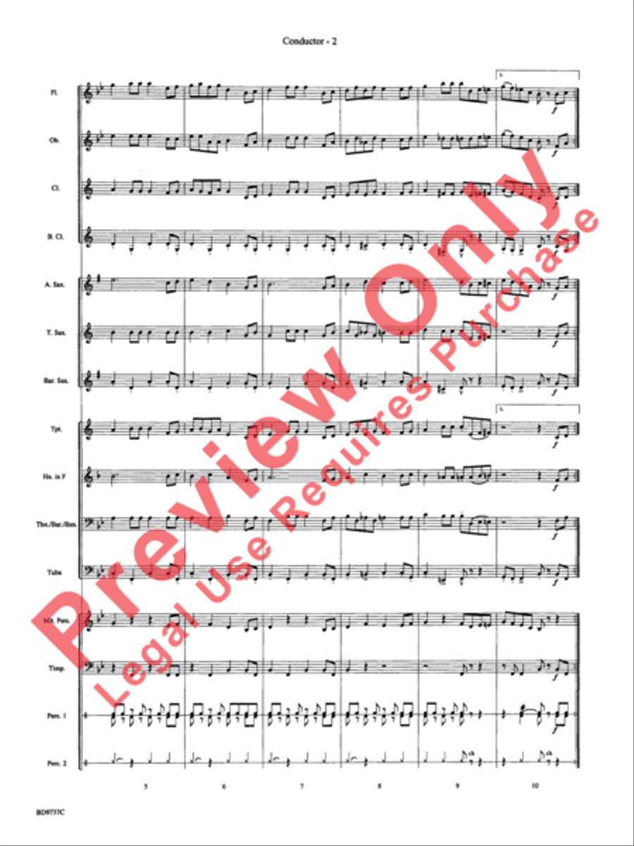 Sousa - The March King Sousa - The March King Concert Band scores gallery preview page 4