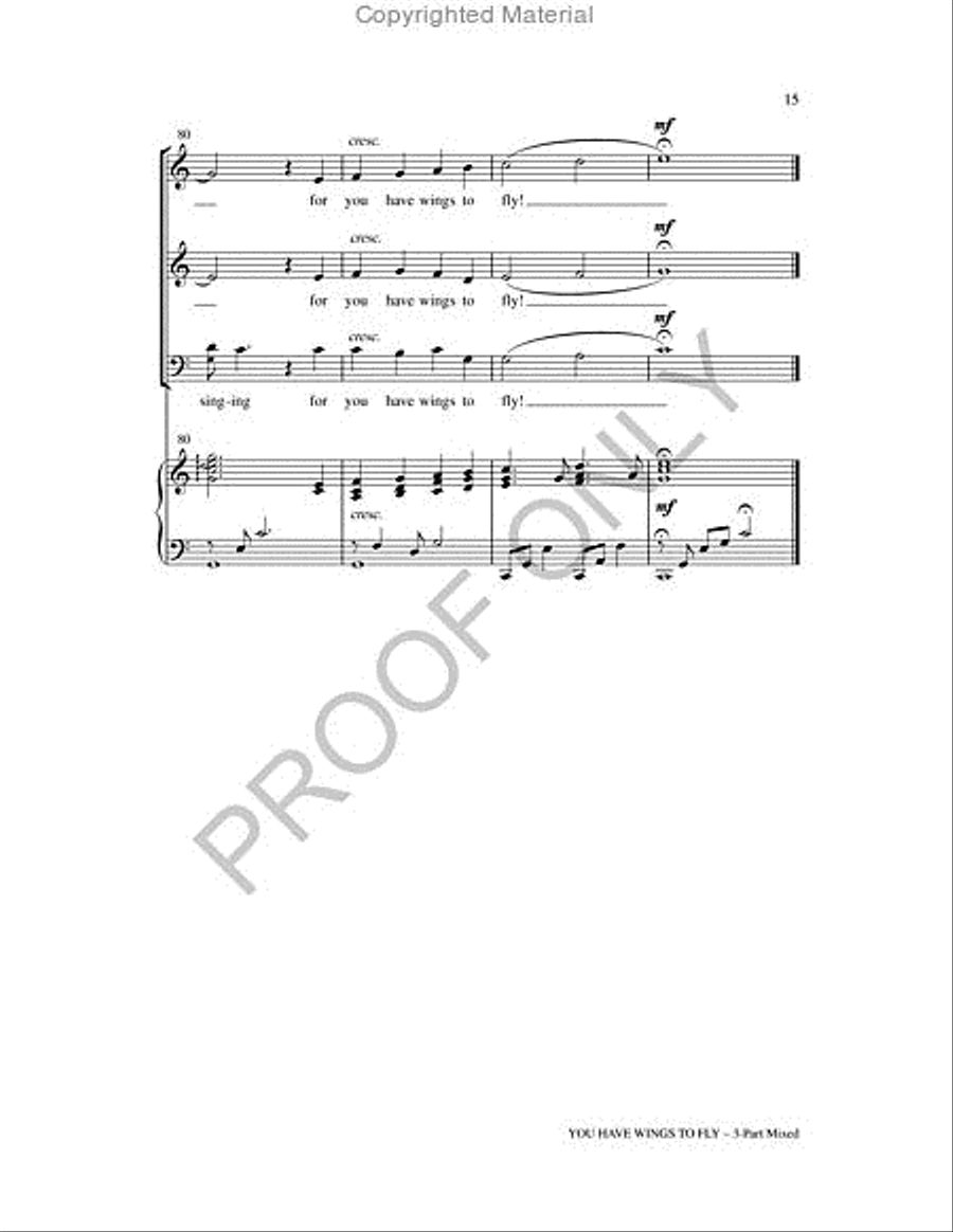 You Have Wings To Fly 2-Part scores gallery preview page 15