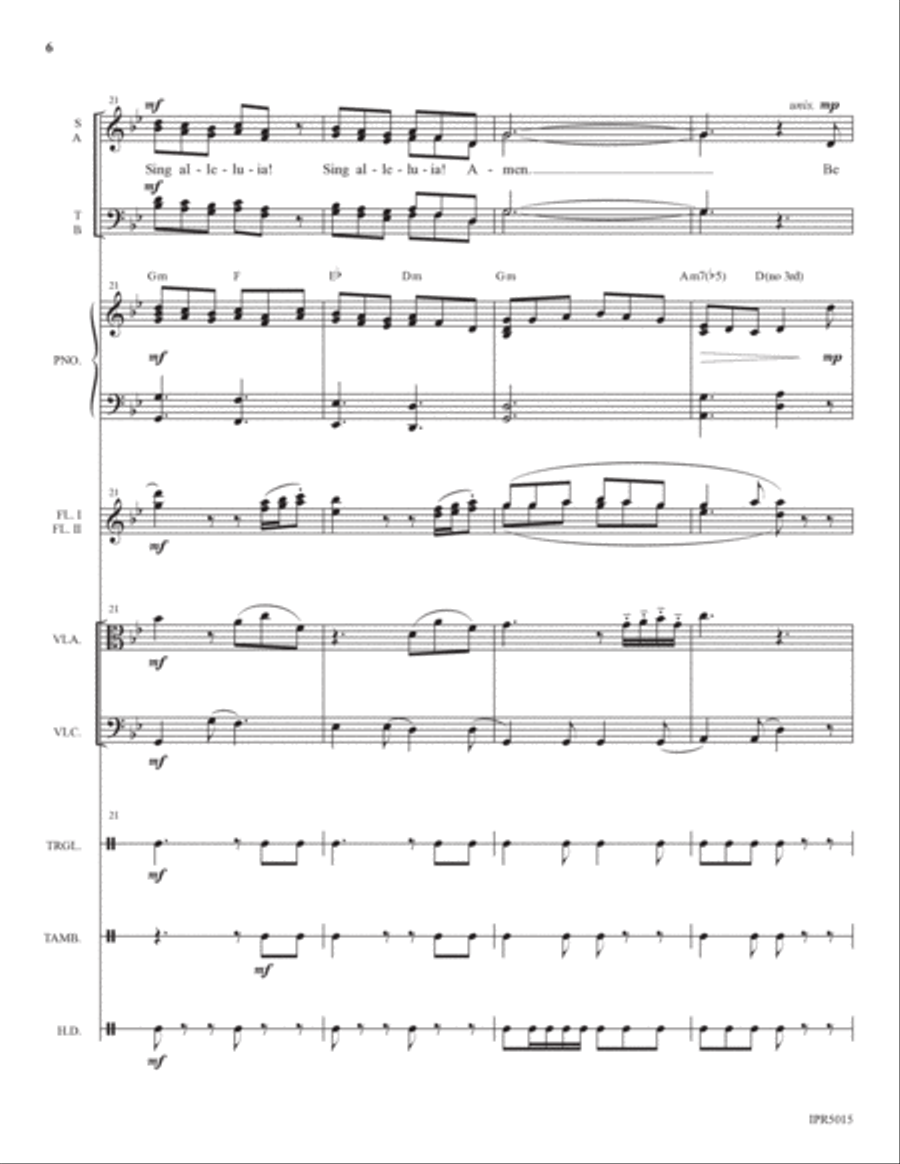 An Advent Awakening - Full Score Choir scores gallery preview page 6