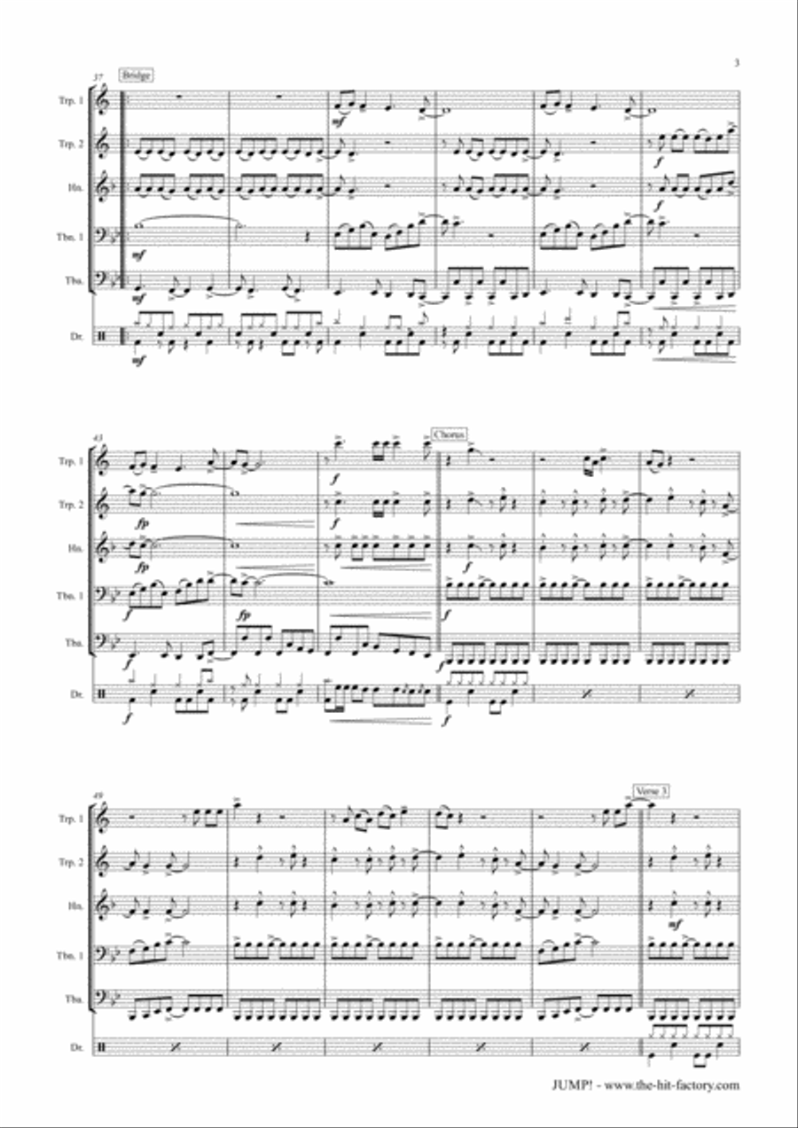 Jump Euphonium scores gallery preview page 3