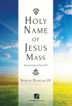 Book cover for Holy Name of Jesus Mass - Brass edition