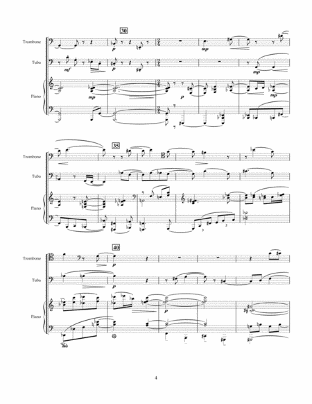 Trio-Concertante for trombone (or euphonium), tuba & piano image number null