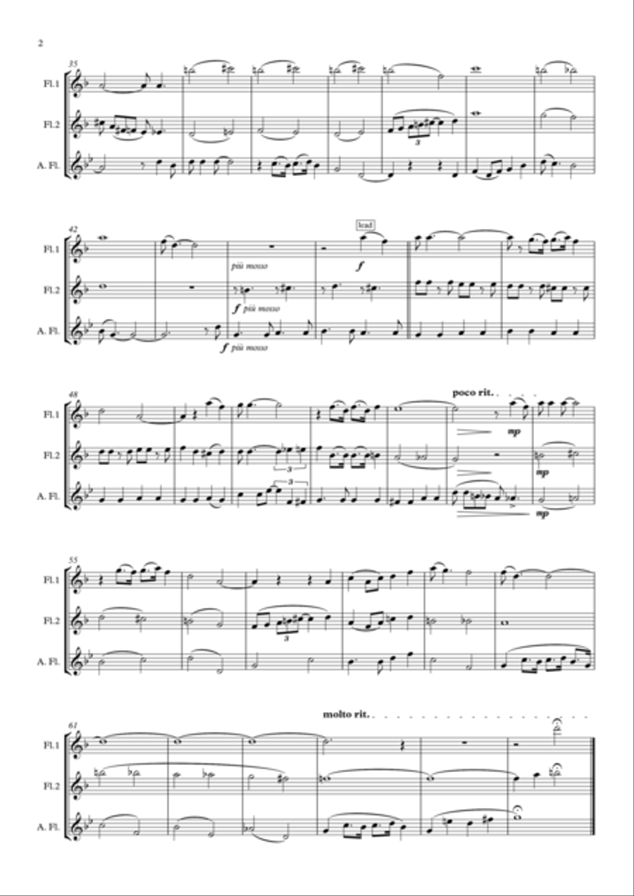 Summertime Woodwind Trio scores gallery preview page 2