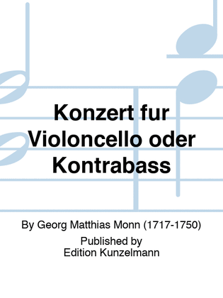 Concerto for cello or double bass