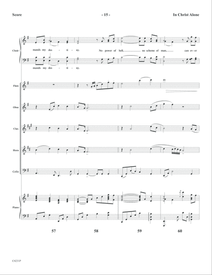 In Christ Alone with Cornerstone Choir scores gallery preview page 17