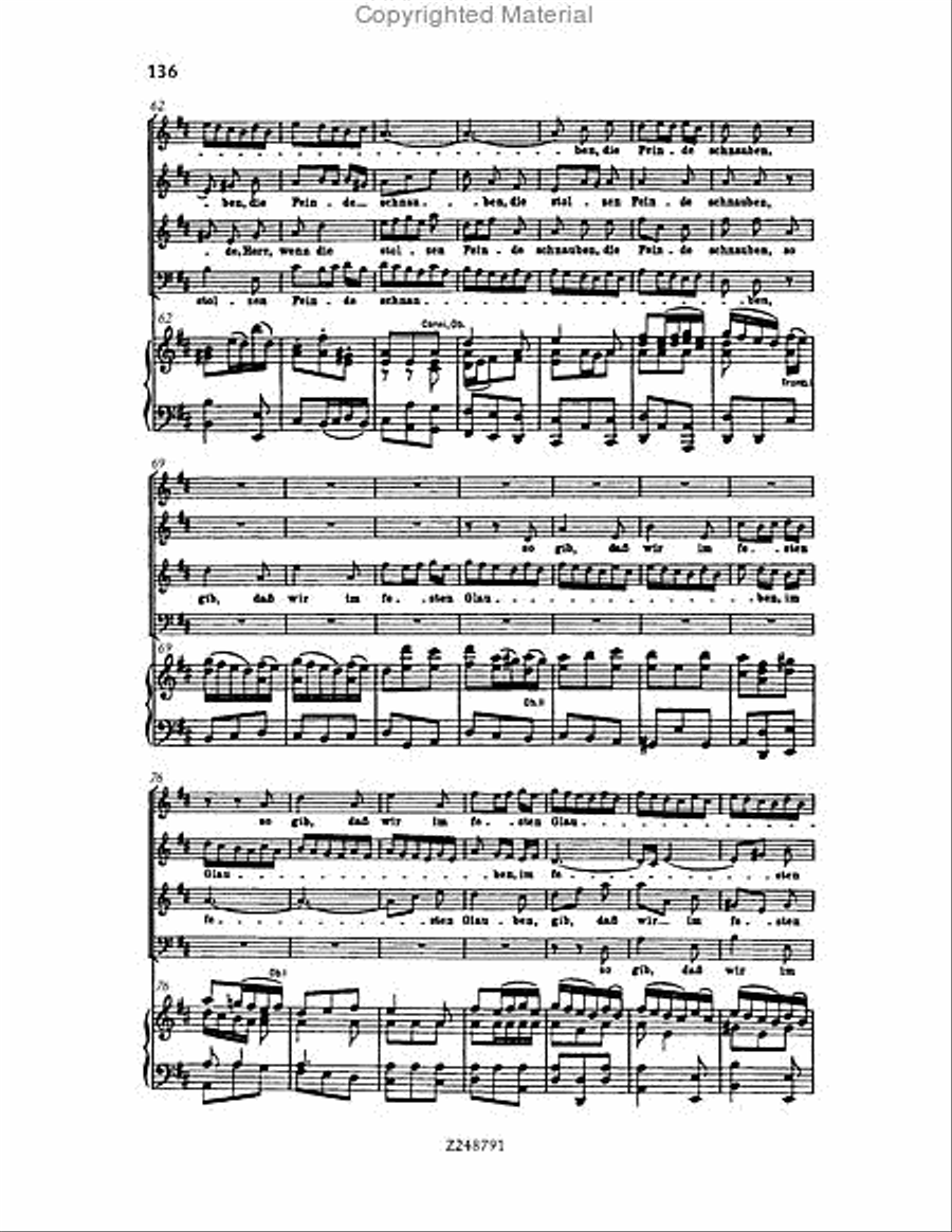 Christmas Oratorio, BWV 248 Choir scores gallery preview page 135