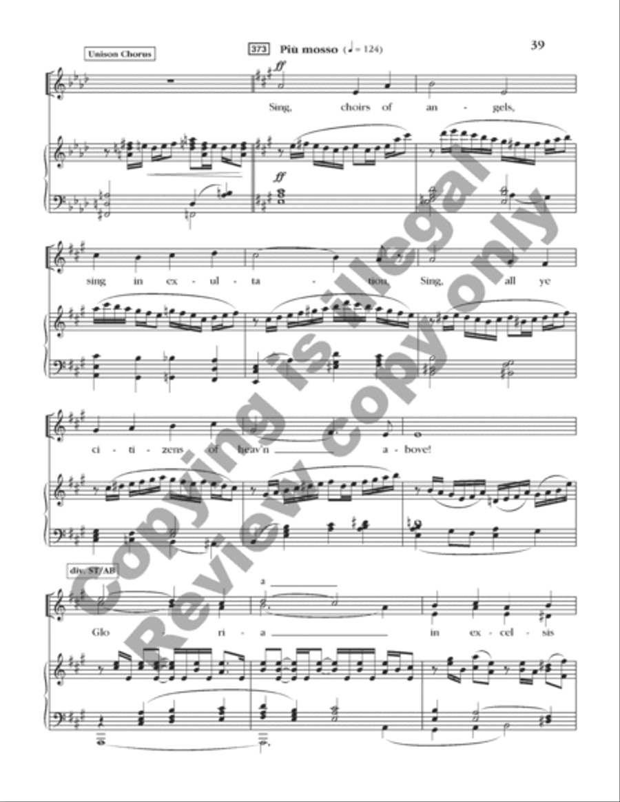 A Symphony of Carols (Choral Score) 4-Part scores gallery preview page 16