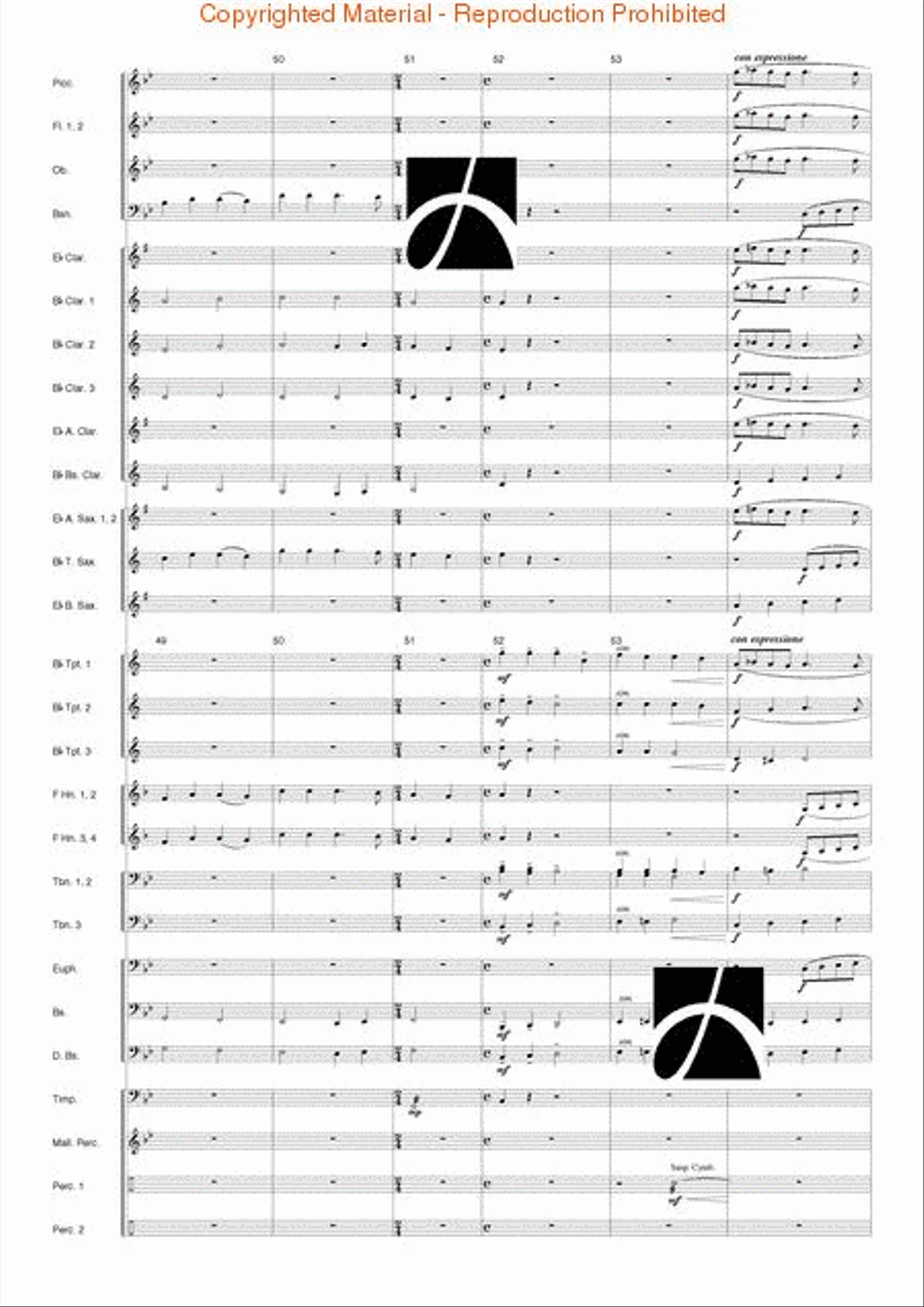 Triumph of the Skies Triumph of the Skies Concert Band scores gallery preview page 10