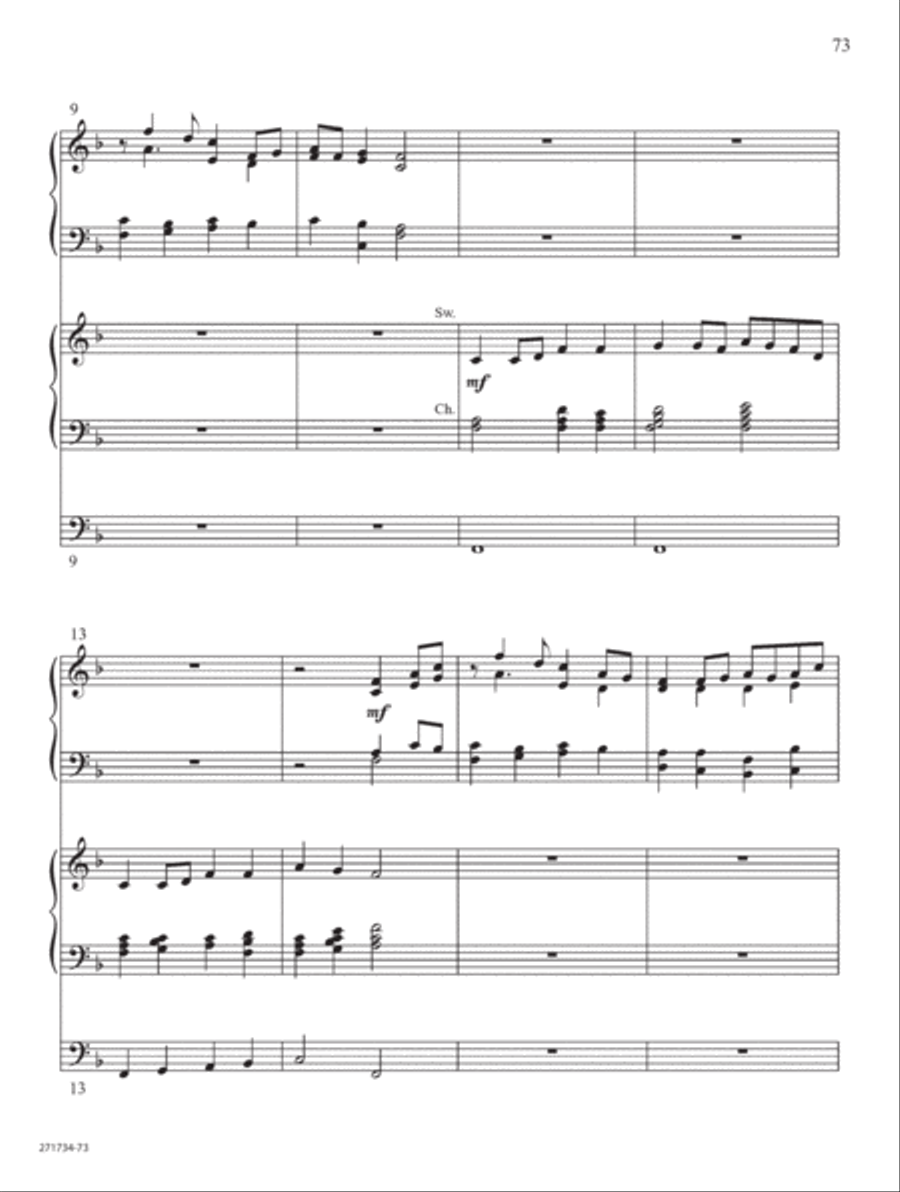 Grace So Amazing Organ scores gallery preview page 33